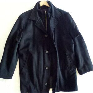 Harry Rosen Mens Coat Pure Wool Loro Piana Size Chest 52 Doubled